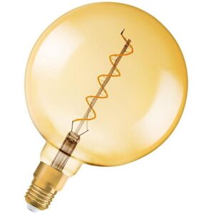 Led Lampe ersetzt 28W E27 Globe - G200 in Gold 4W 300lm 2000K dimmbar 1er Pack - yellow - Osram