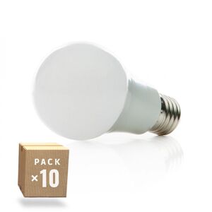 GREENICE Paket 10 Glühbirne led s Kugelförmig Aluminium/PC E27 7W 630Lm 40.000H - Cool white