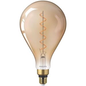 Philips LED Lampe ersetzt 25W, E27 Birne A160, gold, warmweiß, 300 Lumen, nicht dimmbar, 1er Pack - yellow