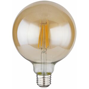 ETC-SHOP Vintage Leuchtmittel E27 Vintage Glühbirne led Retro Filament Leuchtmittel, Glas Amber, 7 Watt 700 Lumen 2700 Kelvin warmweiß, DxH 12,5x17,5 cm