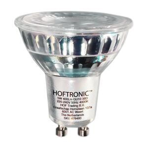HOFTRONIC™ Satz von 25 GU10 LED-Strahler 5 Watt Dimmbar 4000K Neutralweiß (ersetzt 50W)