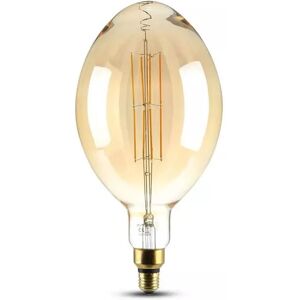 V-TAC LED-Glühbirne Amber gerade Glühbirne 8 Watt E27 2000K dimmbar