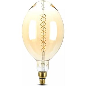 V-TAC LED-Lampe Amber Doppelglühfaden 8 Watt E27 2000K dimmbar