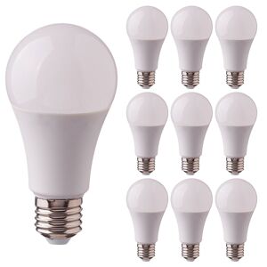 V-TAC Vorteilspackung 10 Stück E27 LED Lampe 8.5 Watt A60 4000K ersetzt 60 Watt