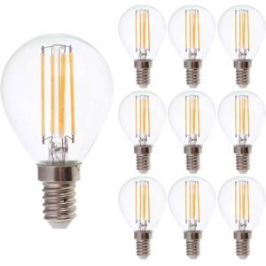 V-TAC 10x LED Glühbirne E14 Fassung 6 Watt 800lm P45 extra Warmweiß 2700K