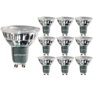 HOFTRONIC™ Satz von 10 GU10 LED-Strahler 5 Watt Dimmbar 4000K Neutralweiß (ersetzt 50W)