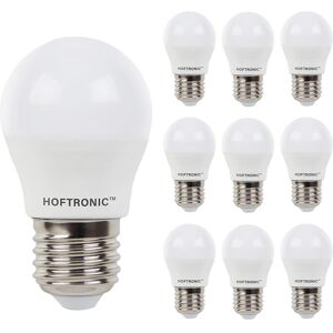 HOFTRONIC™ 10x LED E27 Glühbirne - 2,9 Watt 250 Lumen - 2700K warmweißes Licht - Große Fassung - Ersetzt 35 Watt - G45 Form