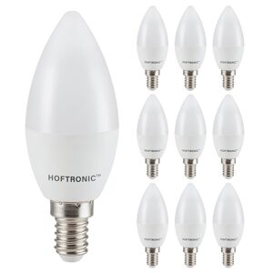 HOFTRONIC™ 10x E14 LED-Glühbirne - 2,9 Watt 250 Lumen - 4000K neutralweißes Licht - Kleine Fassung - Ersetzt 35 Watt - C37 Kerzenglühbirne
