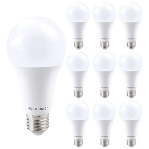 HOFTRONIC™ 10x E27 LED-Glühbirne - 15 Watt 1521 Lumen - 6500K tageslichtweißes Licht - Große Fassung - Ersetzt 100 Watt