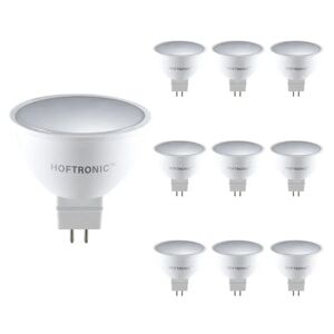 HOFTRONIC™ 10x LED GU5.3 Spot - 4,3 Watt 400 Lumen - 2700K Warmweißes Licht - 12v - Ersetzt 35 Watt - MR16 LED Spot
