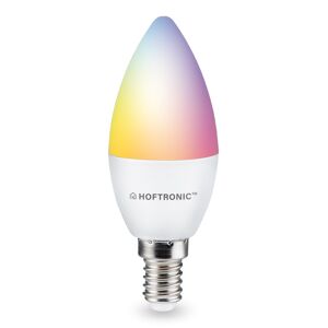 HOFTRONIC SMART E14 SMART LED Lampe RGBWW Wifi & Bluetooth 5,5 Watt 470lm C37 Dimmbar & Steuerbar via App