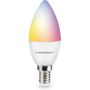 HOFTRONIC SMART E14 SMART LED Lampe RGBWW Wifi & Bluetooth 5,5 Watt 470lm C37 Dimmbar & Steuerbar via App