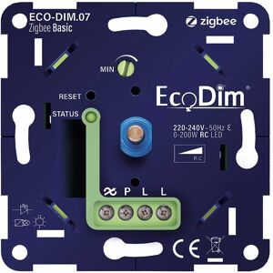 Ecodim Zigbee Eingebauter intelligenter LED-Dimmer 0-200 Watt Phasenabschnitt ECO-DIM.07