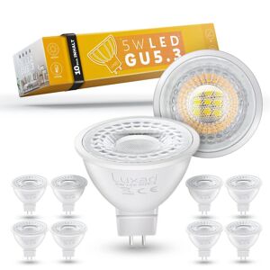 Luxari Gu5.3 Led Lampe [10x] − Mr16 Led − Entspricht 50w Halogenlampe − Led - Sehr Gut 10 Stück (1er Pack)