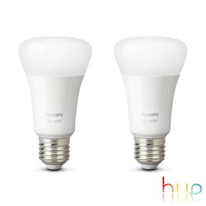 Philips Hue White LED E27, 9,5 Watt Doppelpack, 8719514319028,