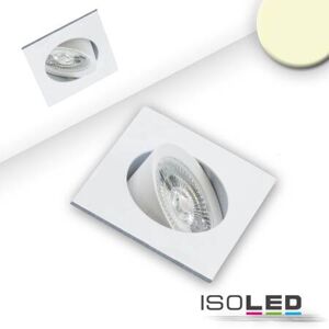 Fiai IsoLED LED Einbaustrahler Slim68 weiß eckig 9W 850lm warmweiß 3000K CRI92 dimmbar...