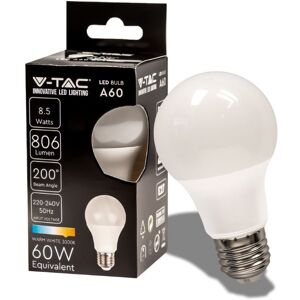 V-Tac Vt-2099 Led Birne 8,5w E27 Birne A60 Warmweiß 3000k - Sku 217260