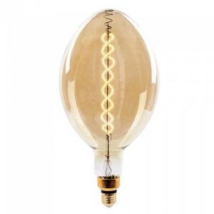 V-Tac Vt-2168d 8w Led Lampe Vintage Xl Bf180 Doppel Spiral-Glühfaden Bernsteinglas 2000k E27 Dimmbar – Sku 7463