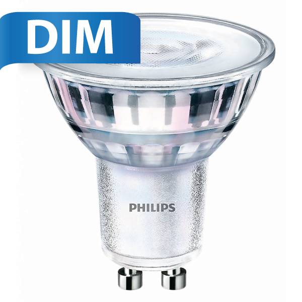 Philips GU10 LED-Strahler 5 Watt Dimmbar 2700K Warmweiß (ersetzt 50W)