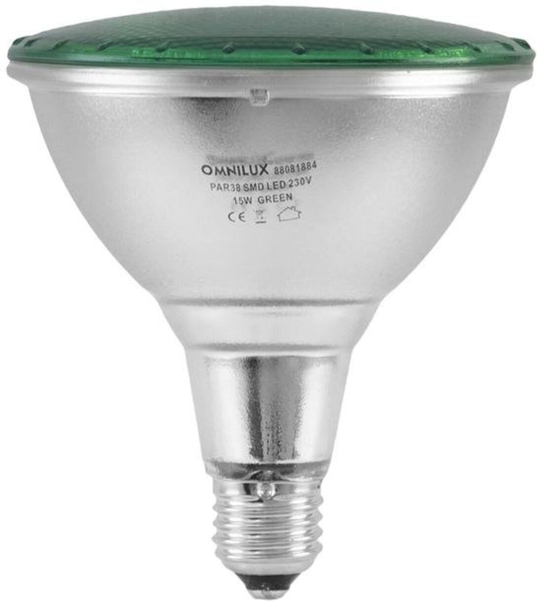 Omnilux - PAR-38 230V SMD 15W E-27 LED grün