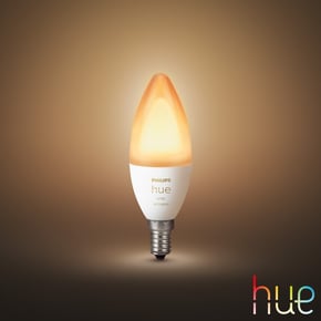 Philips Hue White Ambiance LED E14, 5,2 Watt Ø 3,9 H: 11,7 cm, matt 8718699726294, EEK: A+