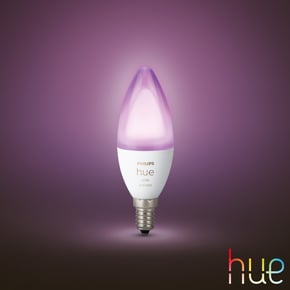Philips Hue White and Color Ambiance LED E14 5,3 Watt Ø 3,9 H: 11,7 cm, matt 8718699726317, EEK: A+