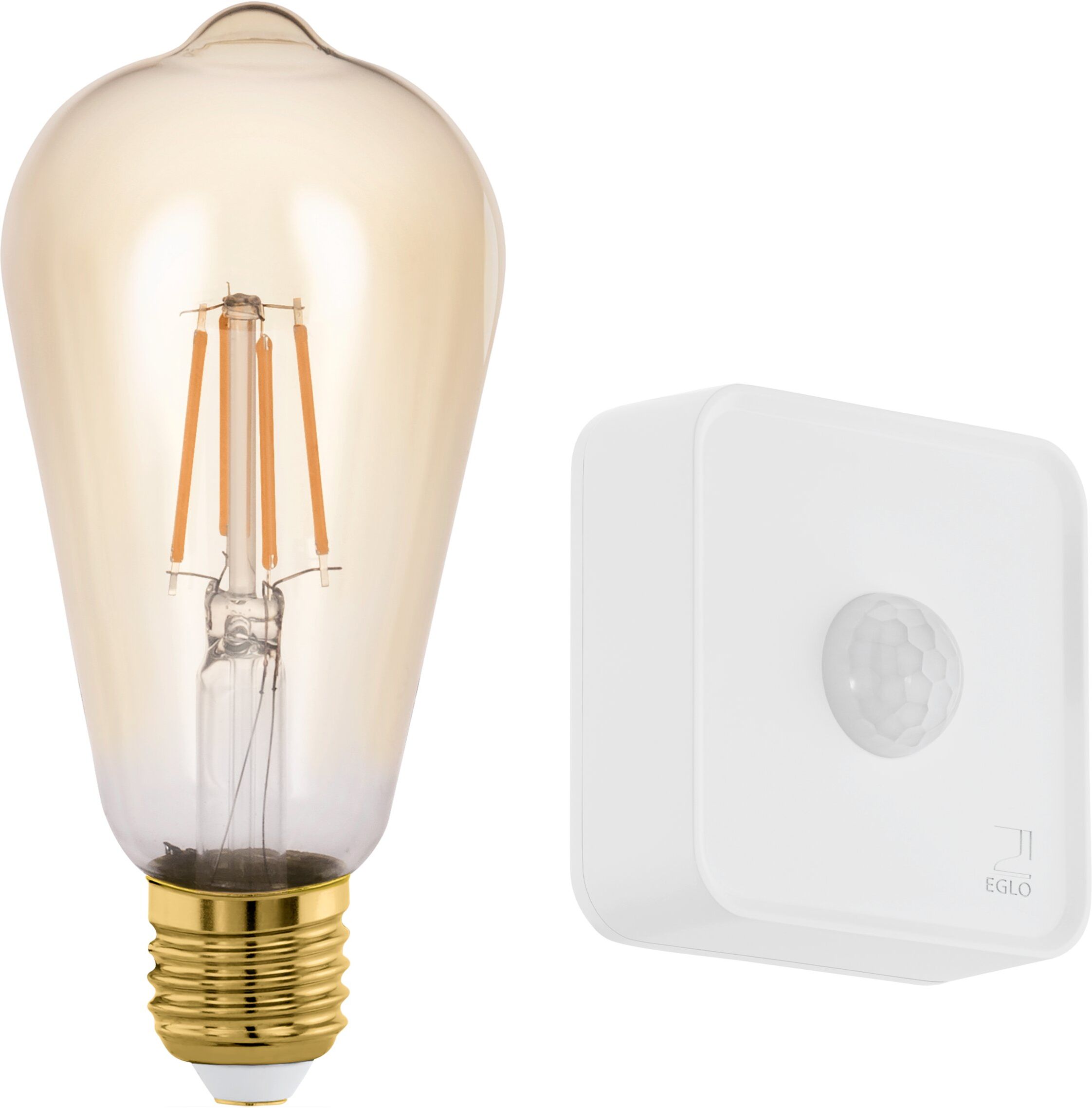 EGLO Starter Set Smart Home Sensor mit Leuchtmittel E27