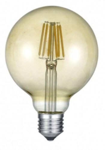 Trio lED Lampe Globe6W 13 cm LED Glas gold