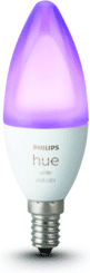 Philips Hue White & Color Ambiance E14 Einzelpack Weiß