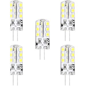 High Discount 5 stk 3 W LED bi-pin lys 300 lm G4 T 24 LED perler SMD 2835 varm hvid hvid 12 V #7568983