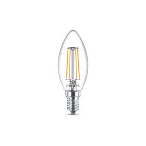 Philips LEDClassic Kerte Filament  40W  E14  varm hvid  klar ikke dæmpbar  6-stk  - 8718696775035