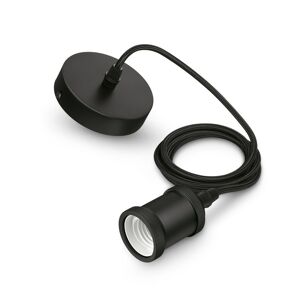 Philips Modern cord pendant black 1x60W 230V - 8718696167762