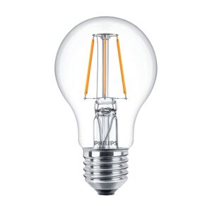 Philips LEDClassic Filament  40W  E27  varm hvid  klar ikke dæmpbar  2-stk  - 8718699664640