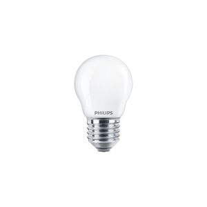 Philips LED Glas krone  60W  E27  varm hvid  mat ikke dæmpbar  1 stk - 8718699648862