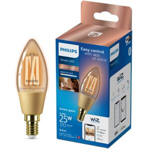 Philips Smart LED Tunable white - Filament kerte E14, ravfarvet