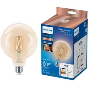 Philips Smart LED Tunable white - Filament globe G125 E27, klar