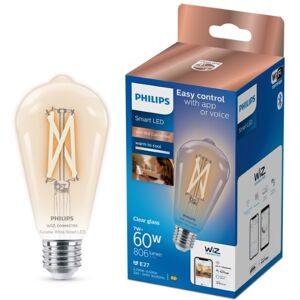 Philips Smart LED Tunable white - Filament Edison ST64 E27, klar