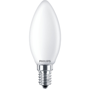 Philips LED Glas kerte  40W  E14  warm glow  mat dæmpbar  1 stk - 8718699697198