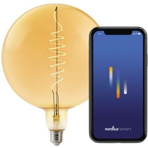 Nordlux Smart E27 - G200 Deco - 2200 Kelvin - 380 Lumen - Pære - Ravfarvet