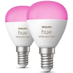 Philips Hue Krone E14 pærer - 2-pak