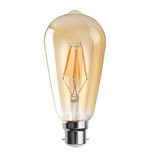 Ledsone Vintage Dekorativ Industriel Retro Edison Bajonet Led-Pære B22 Fatningslampe