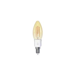 DELTACO SMART HOME SH-LFE14C35 - LED-filament-lyspære - form: C35 - E14 - 4.5 W (tilsvarende 40 W) - klasse F - varmt hvidt/koldt hvidt lys - 1800-6500 K
