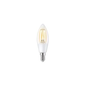 Philips WiZ Connected - LED-filament-lyspære - form: C35 - E14 - 4.9 W (tilsvarende 40 W) - klasse A+ - varmt til køligt hvidt lys - 2700-6500 K