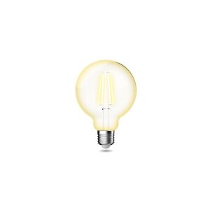 Nordlux Smart - LED-lyspære - form: G95 - klar finish - E27 - 4.7 W (tilsvarende 51 W) - klasse D - varmt til koldt hvidt lys - 2200-6500 K - klar