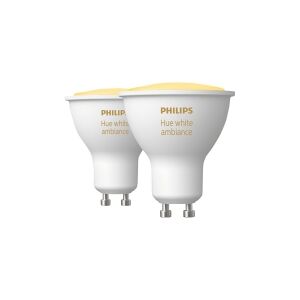 Philips Hue White Ambiance - GU10 pærer - 2-pak