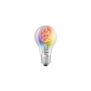 LEDVANCE SMART+ - LED-filament-lyspære - form: A60 - E27 - 4.5 W (tilsvarende 30 W) - klasse G - varmt hvidt lys - 2700 K - gennemsigtig