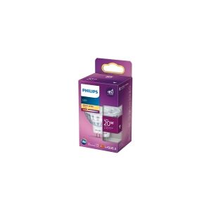 Philips - LED-spot lyspære - form: MR16 - GU5.3 - 2.9 W (tilsvarende 20 W) - klasse F - varmt hvidt lys - 2700 K