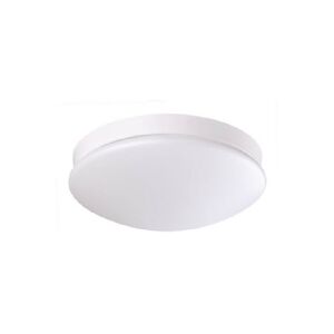 CSDK-SL Vegg/Tak LED armatur med opal avskjerming. KL II. IP44. Stål hus og polykarbonat skjerm. Ø290mm.