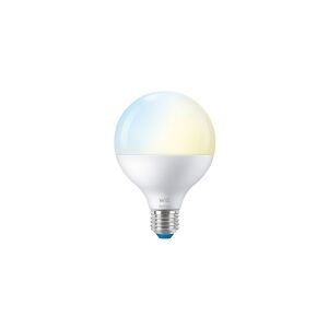 Philips WiZ Whites - LED-lyspære - form: G95 - matteret finish - E27 - 11 W (tilsvarende 75 W) - klasse F - varmt til køligt hvidt lys - 2700-6500 K