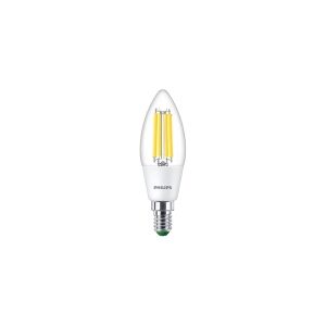 Philips - LED-lyspære - form: B35 - klar finish - E14 - 2.3 W (tilsvarende 40 W) - klasse A - neutralt hvidt lys - 4000 K